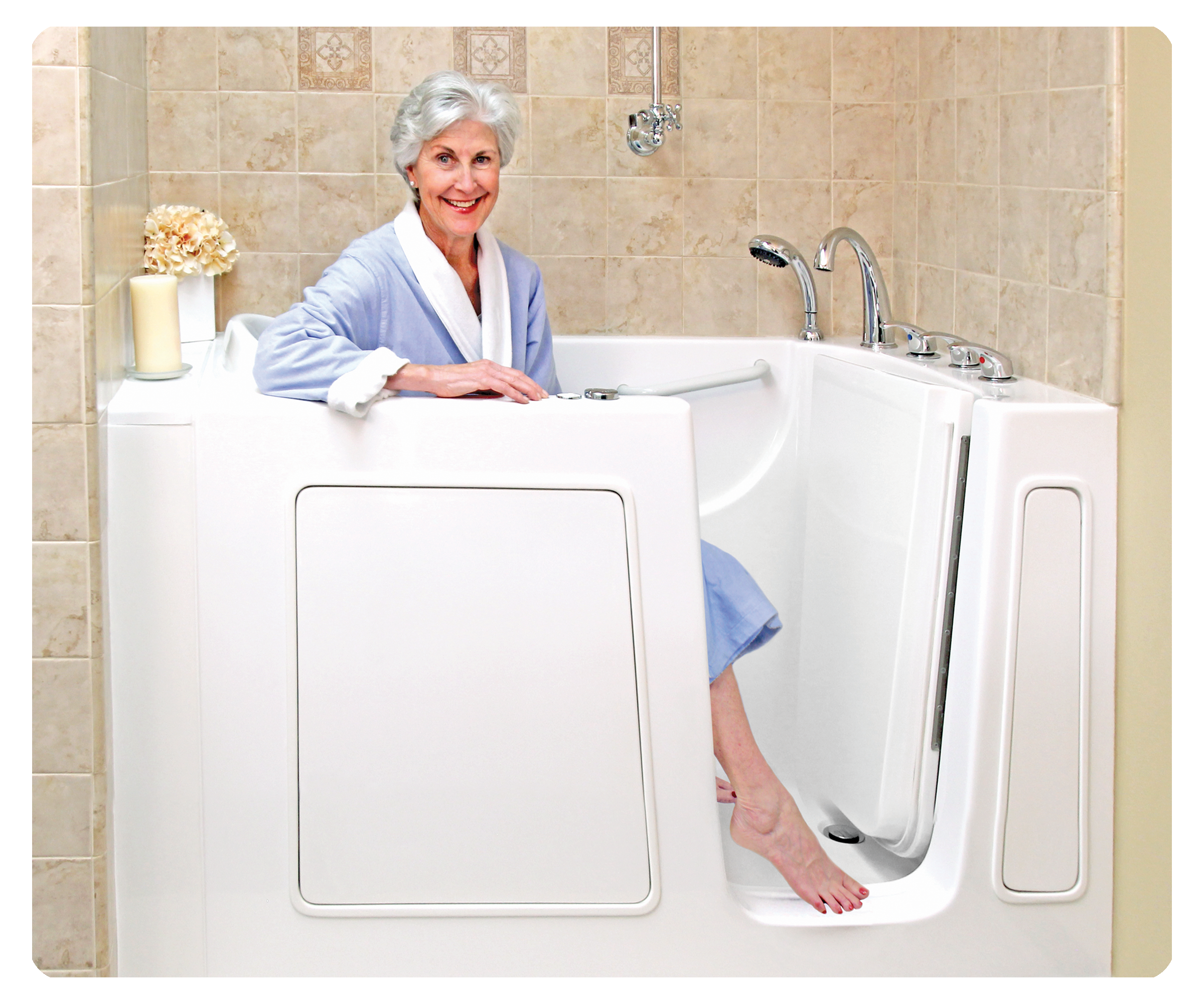 Bliss Walk-in Tub Model B3054 with Bather